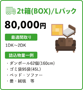 2tアルミ箱 2t車box 積み放題80 000円 仙台市で不用品回収 粗大ゴミ処分なら仙台不用品回収クリーン